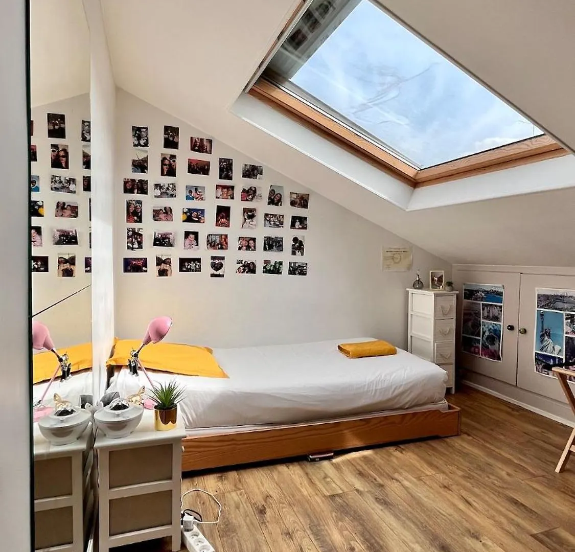 Apartment Large, Quiet, Familial Top Floor Duplex Paris France