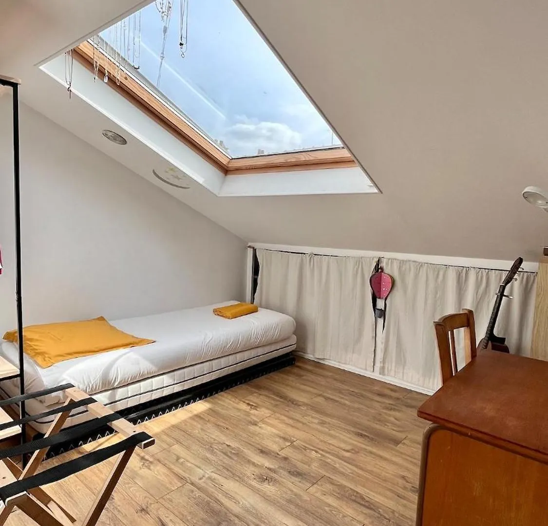 Large, Quiet, Familial Top Floor Duplex Paris France