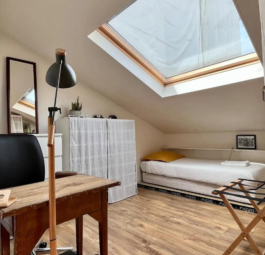 Apartment Large, Quiet, Familial Top Floor Duplex Paris France